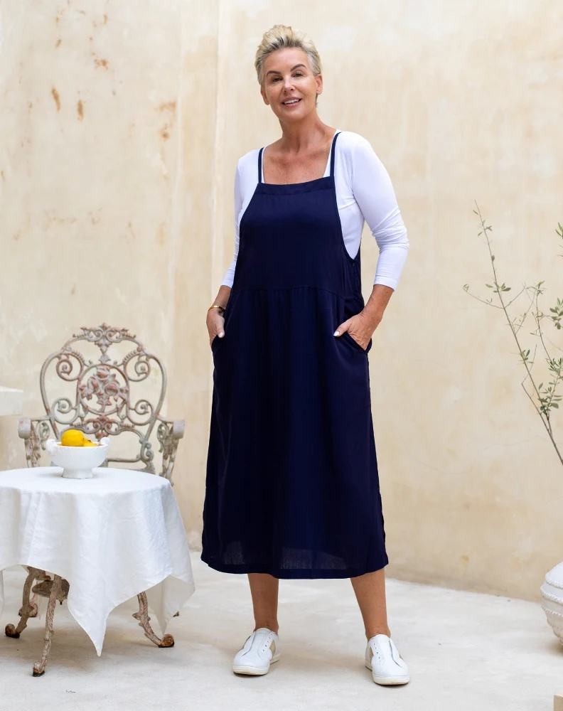 Apron Dress - Ink - Image 10