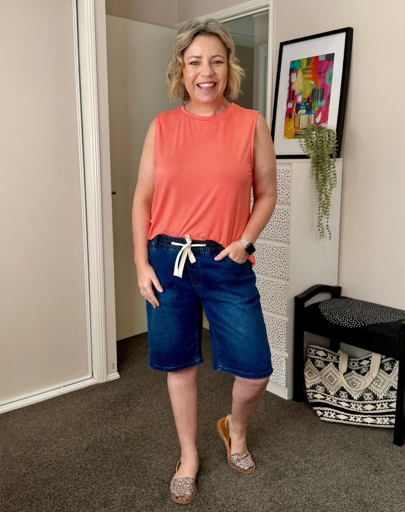 Bermuda Shorts - Denim - Image 3