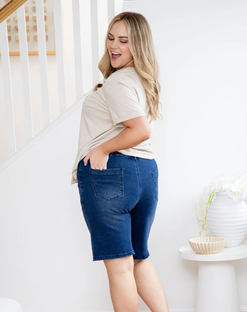 Bermuda Shorts - Denim - Image 7