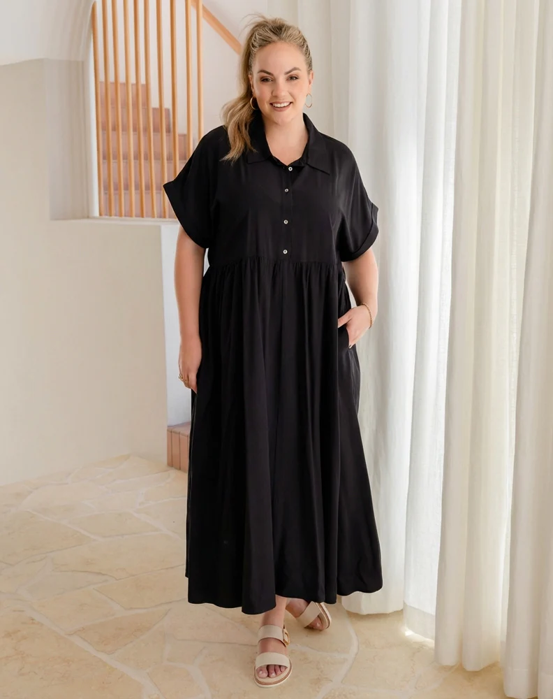Elsie Dress - Black - Image 3