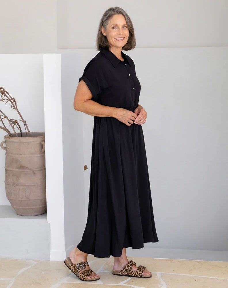 Elsie Dress - Black - Image 6
