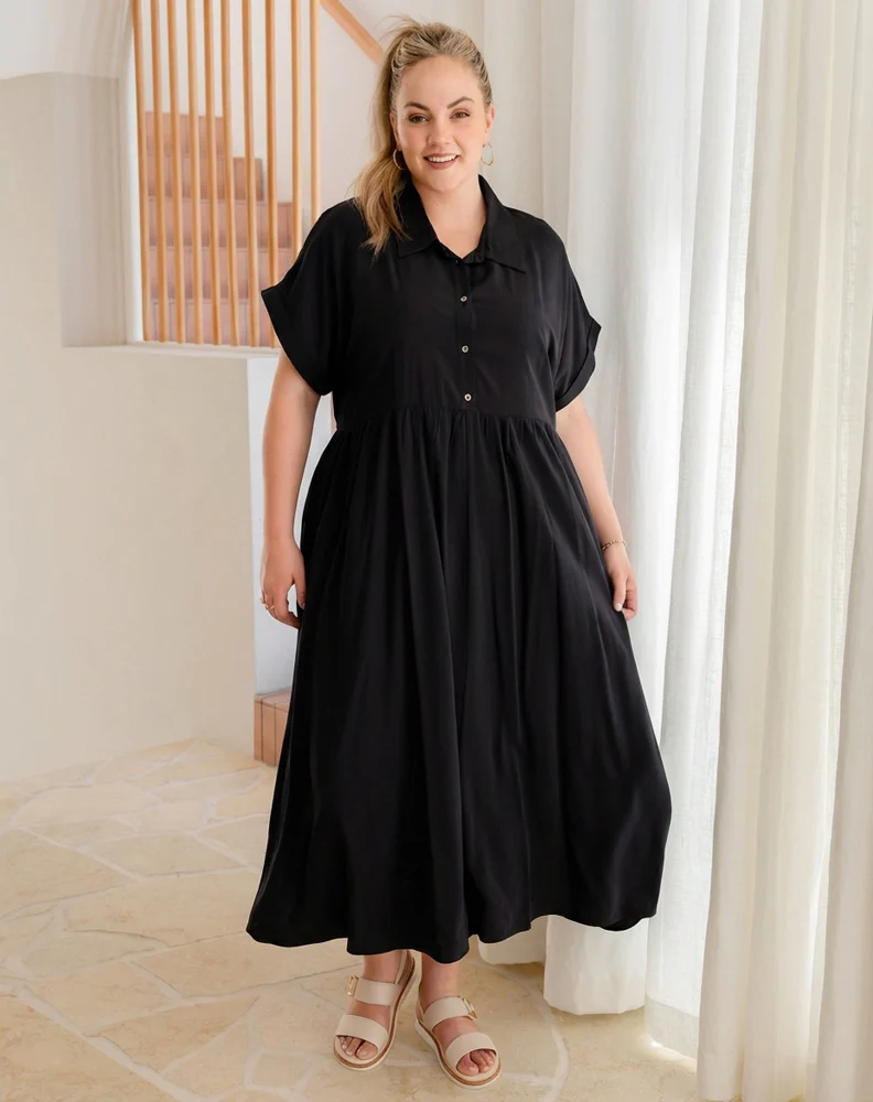 Elsie Dress - Black - Image 9