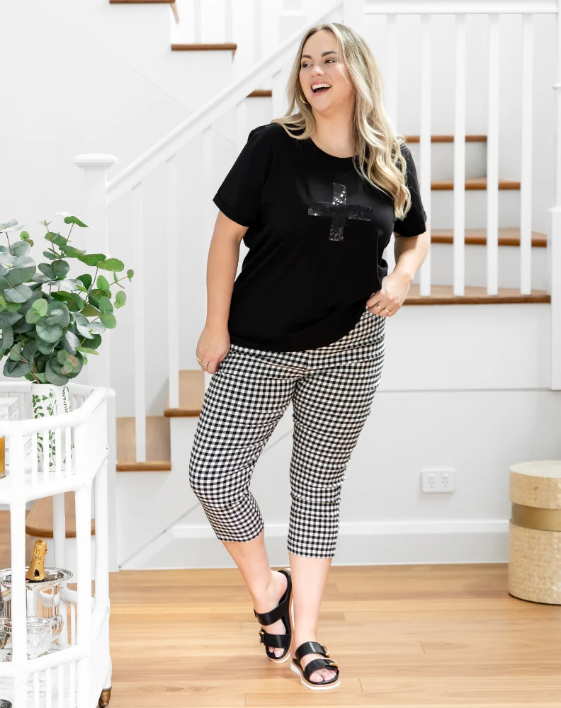 Gingham Capri Pants - Image 6