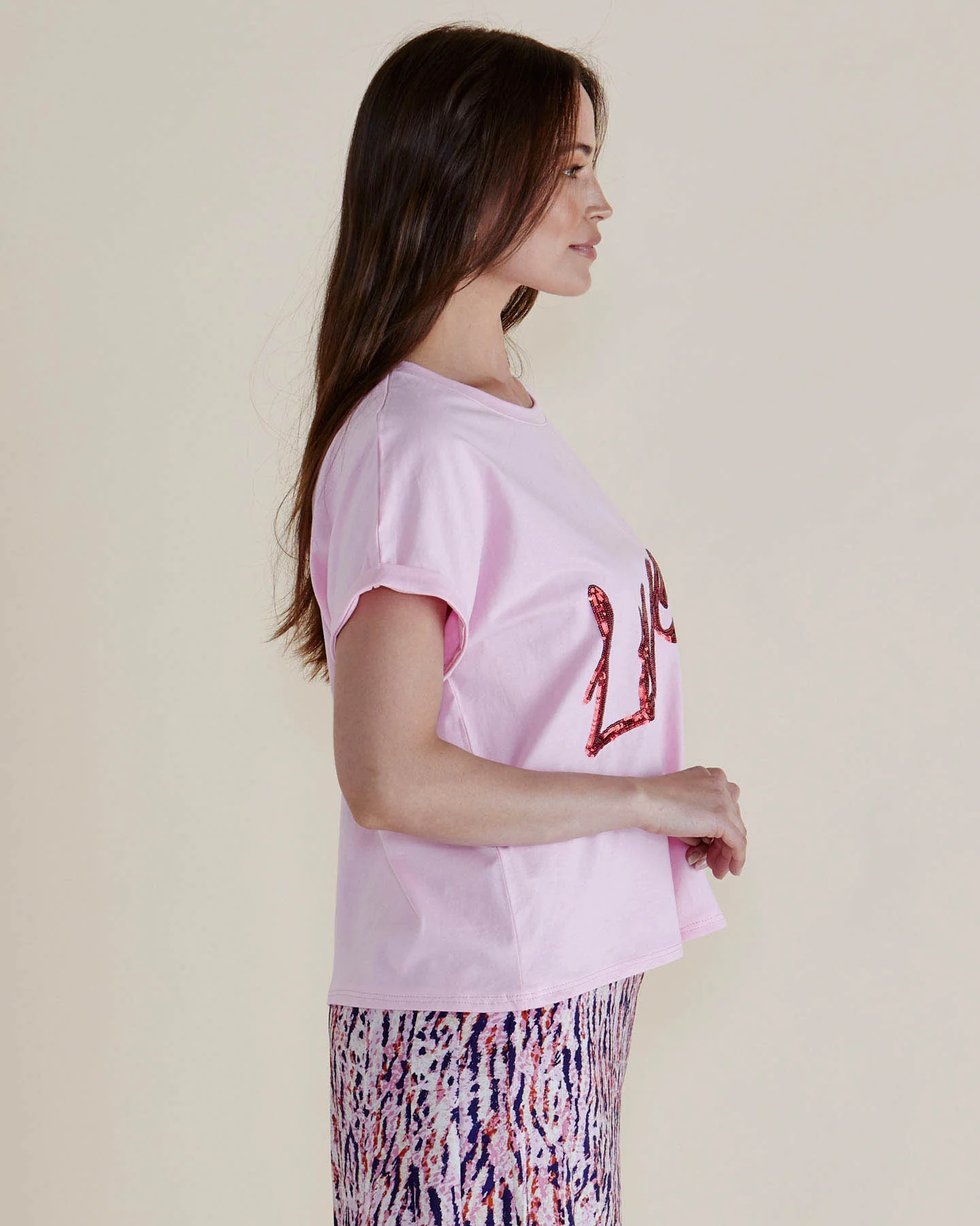 Lover Tee - Pink - Image 3