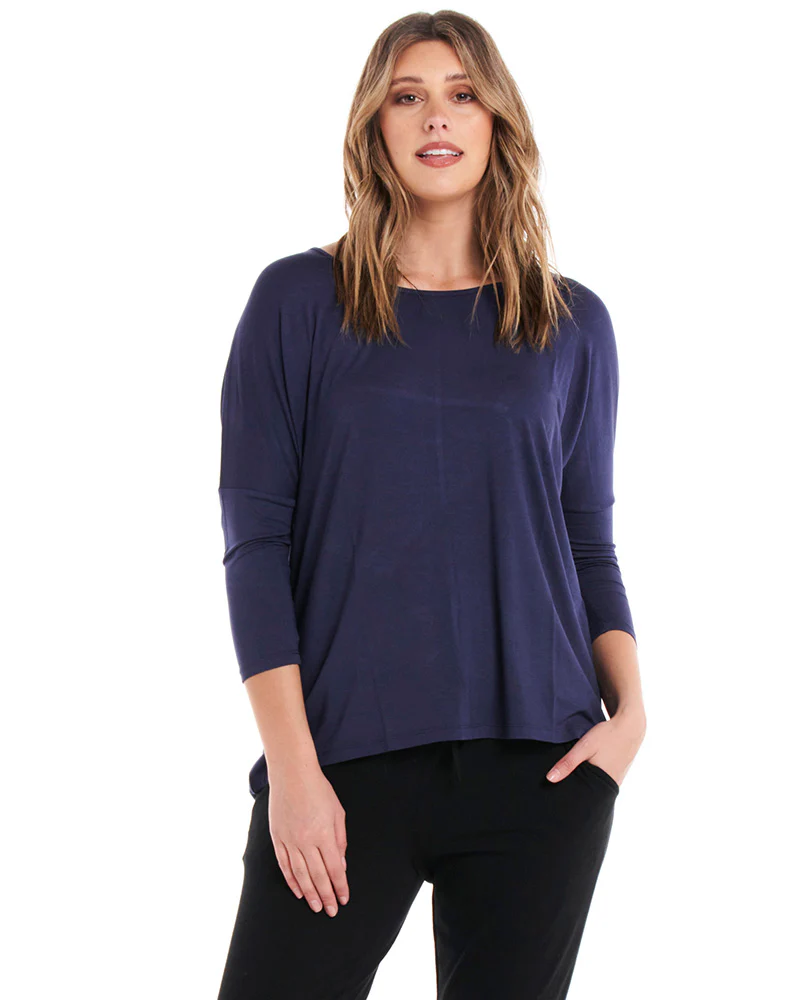 Milan Top - Navy - Image 5