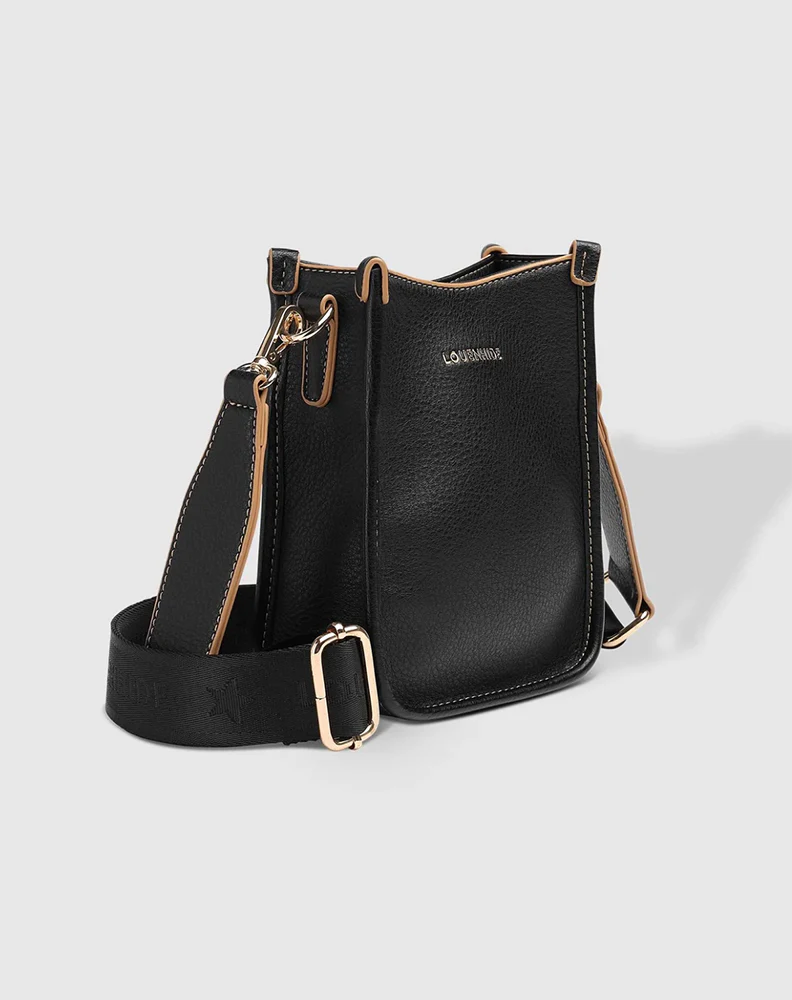 Parker Phone Crossbody Bag - Black - Image 4