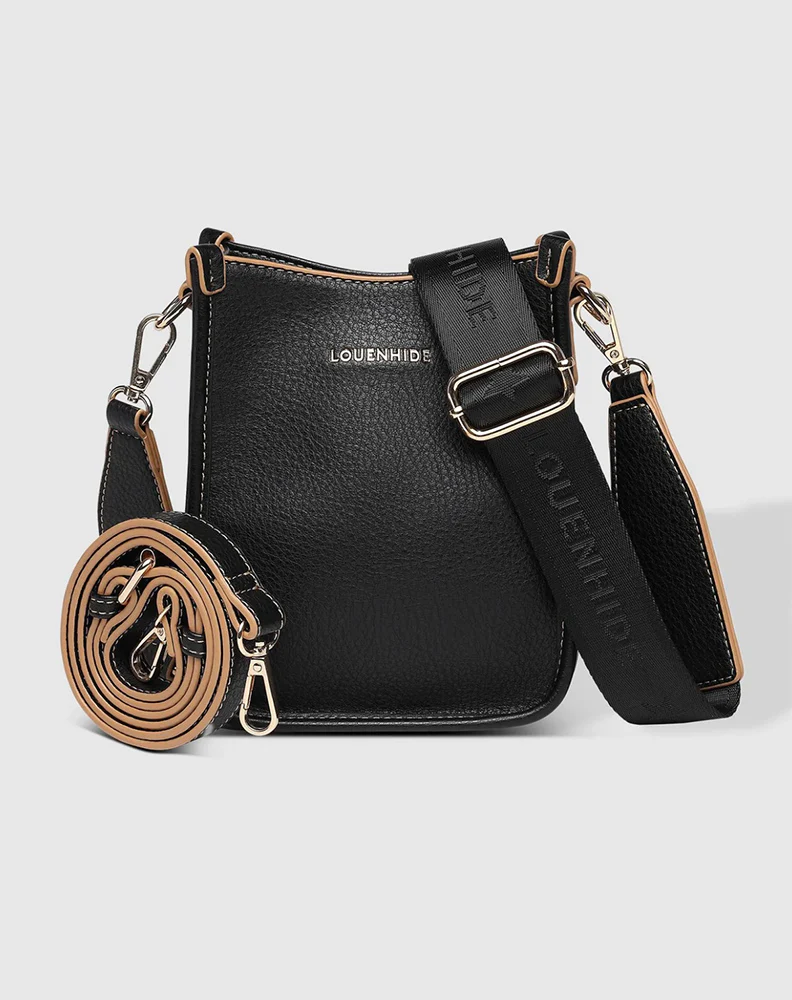 Parker Phone Crossbody Bag - Black - Image 7