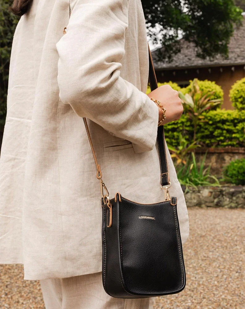 Parker Phone Crossbody Bag - Black - Image 8