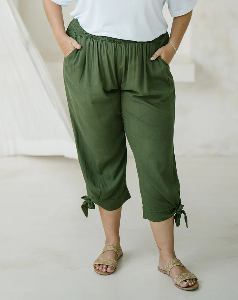 Peace Out Pants - Olive - Image 7